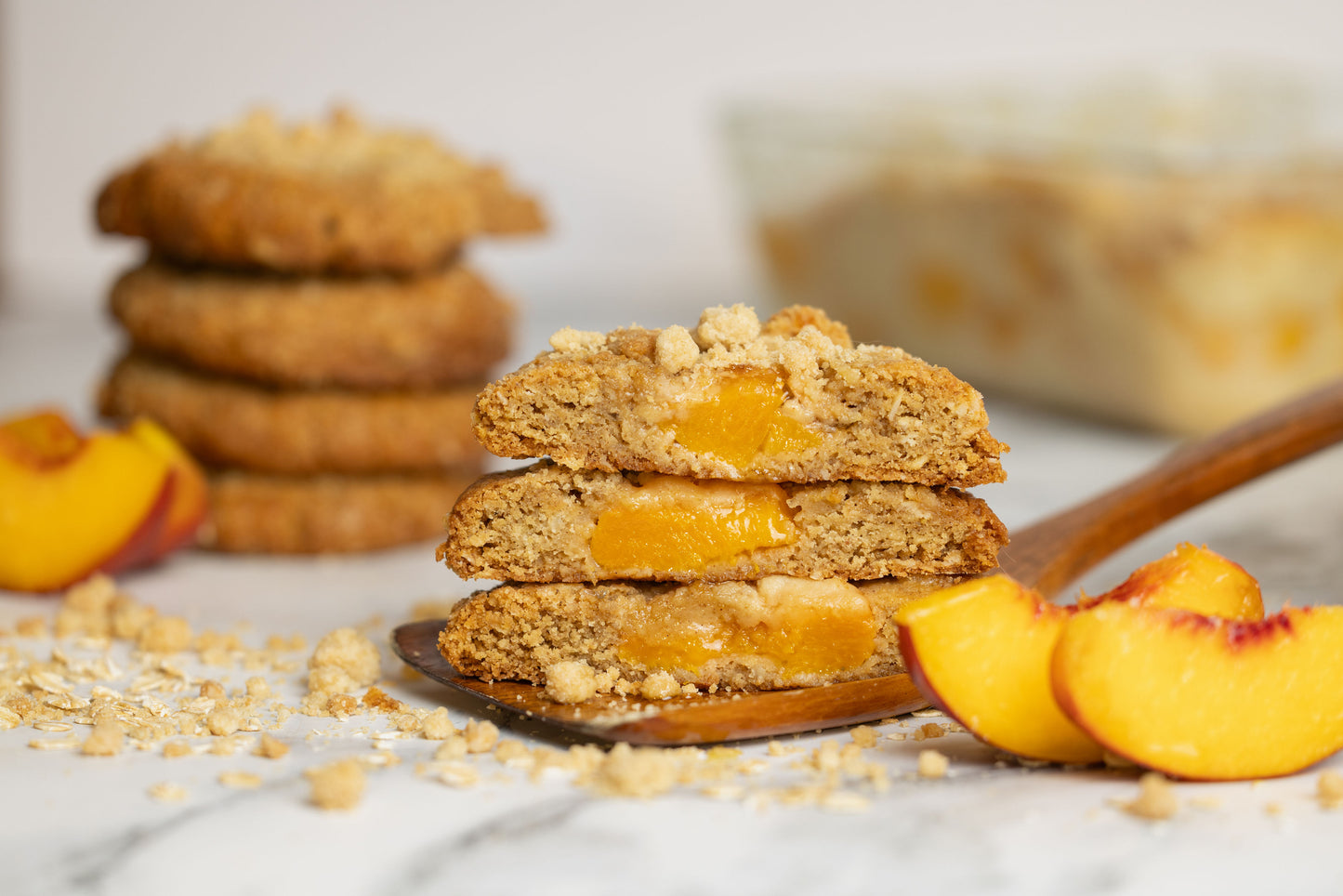 Oatmeal Peach Cobbler