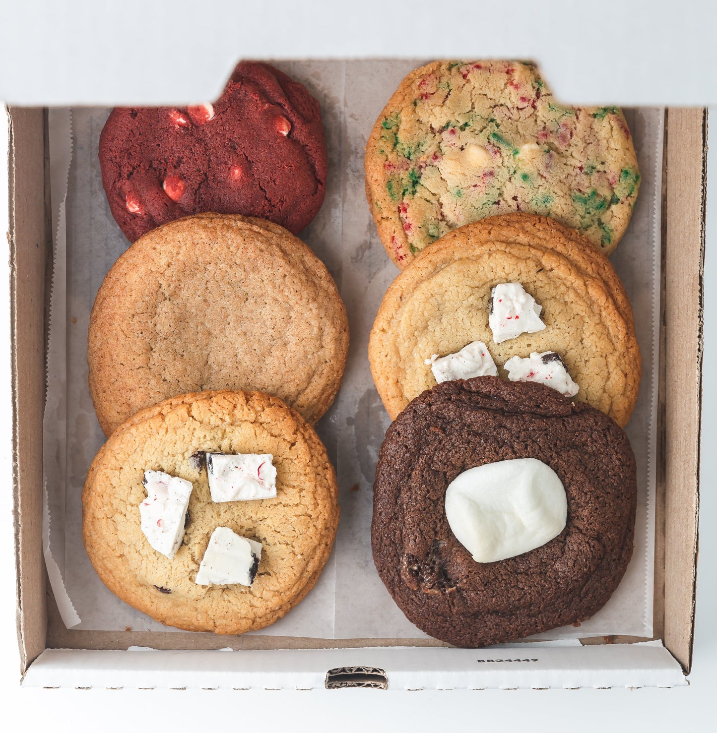 6 Pack Holiday Cookie Box